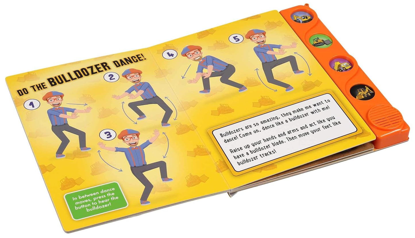 Blippi - Libros con ruidos de una obra en construcción