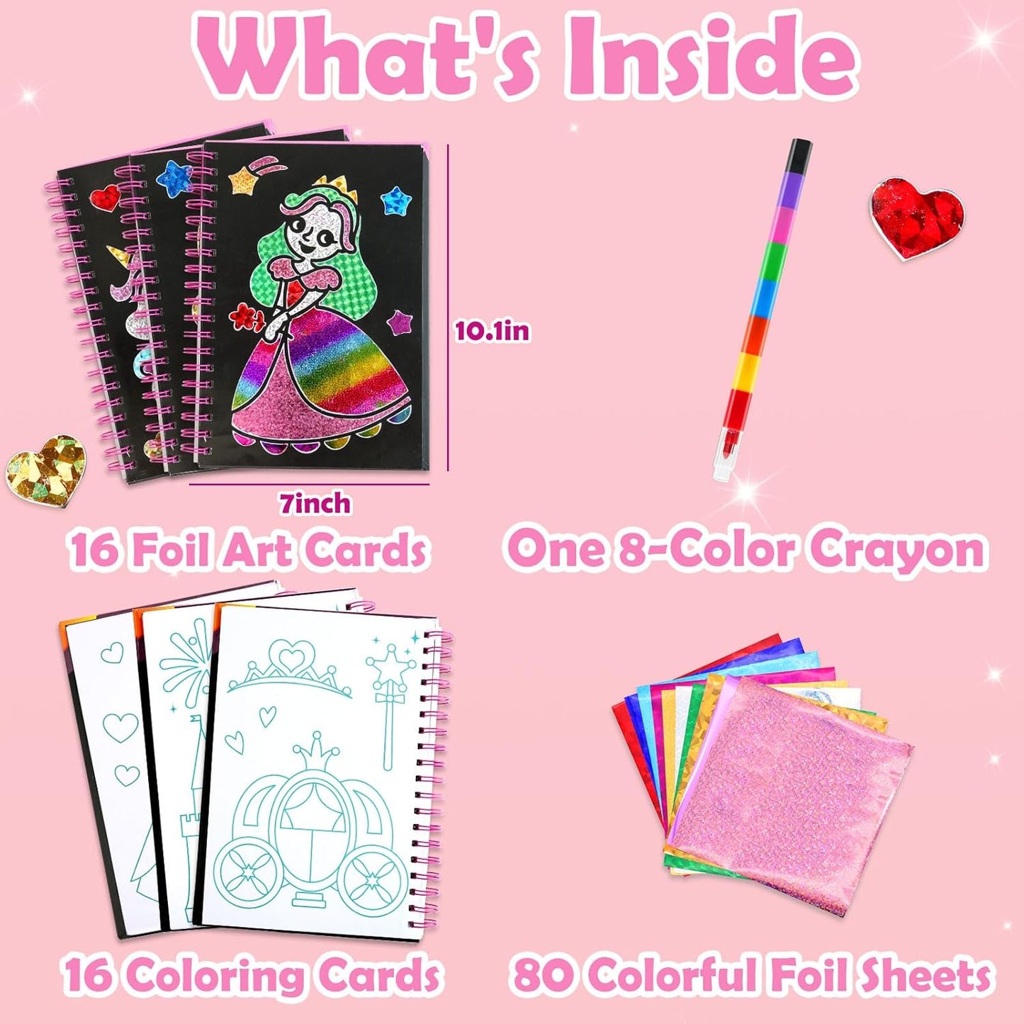 Kit de manualidades con papel de aluminio