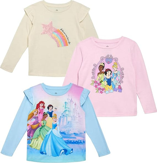 Disney - Camisetas, paquete de 3 unidades