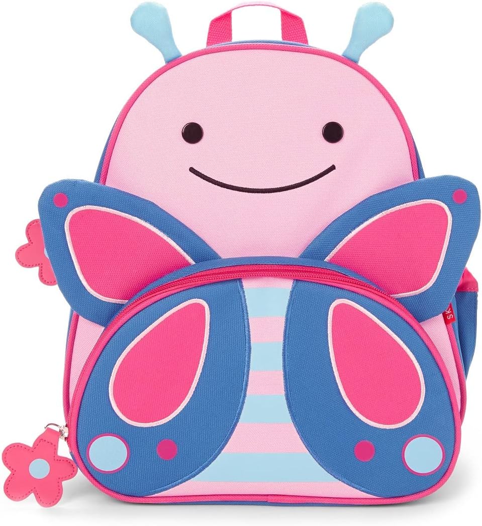 Skip Hop - Mochila para preescolar, colección Zoo Mariposa 12" Pulgadas 