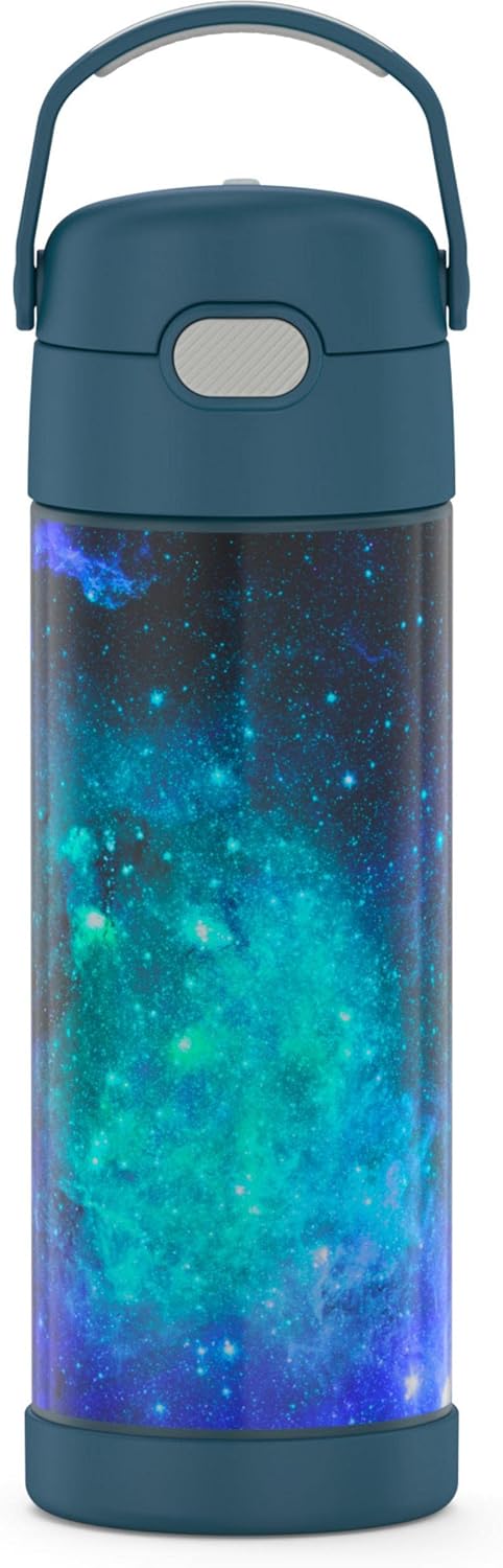 THERMOS FUNTAINER - Botella aislada al vacío de acero inoxidable de 16 onzas