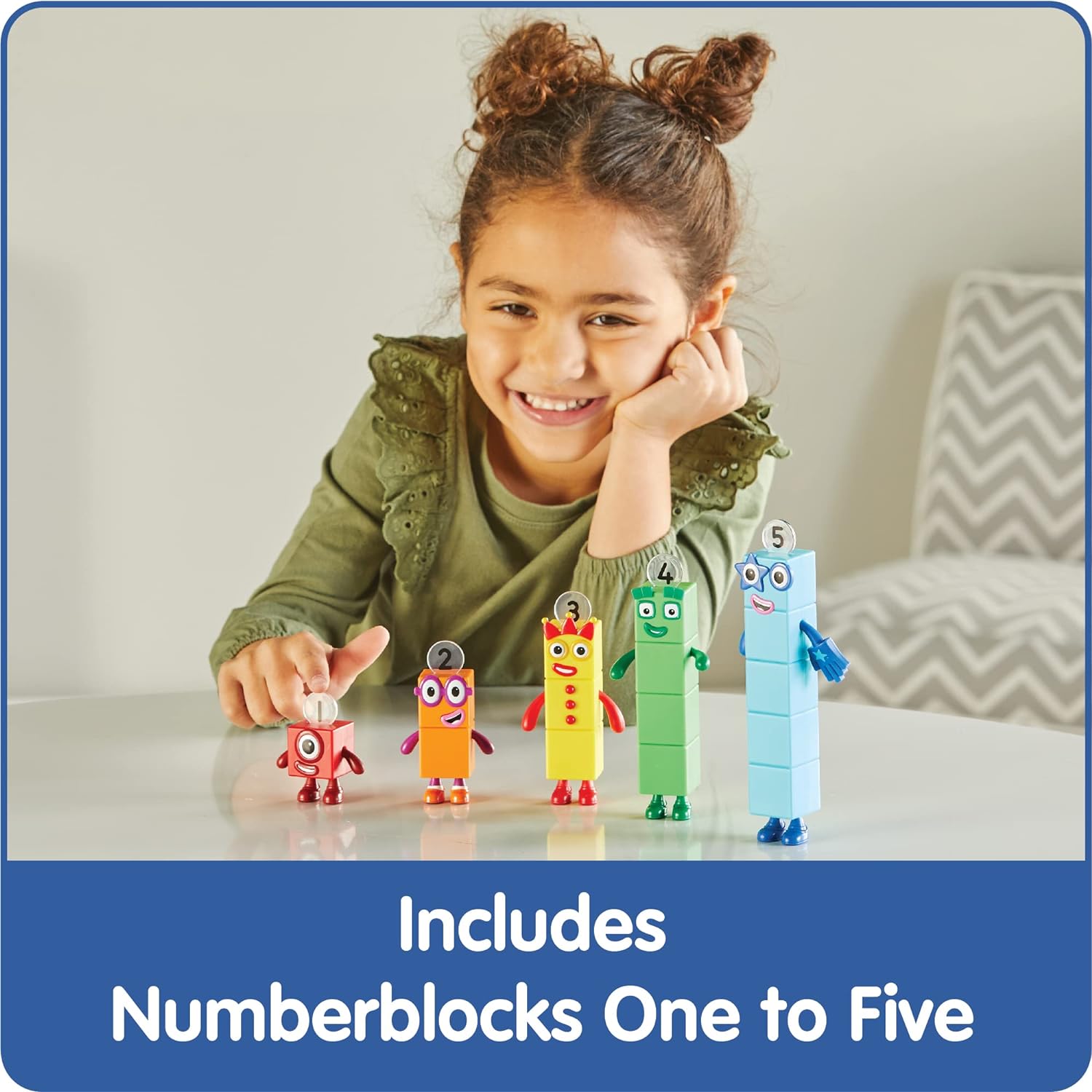 Numberblocks Amigos del uno al cinco