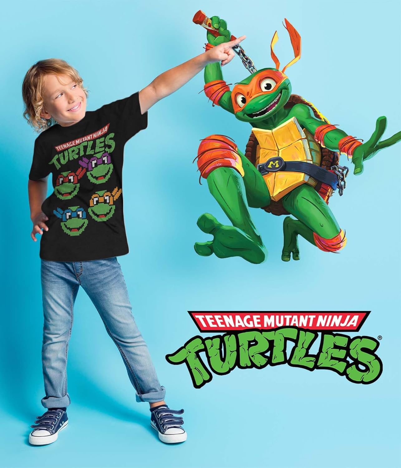 Camiseta de las Tortugas Ninja (conjuntos) 