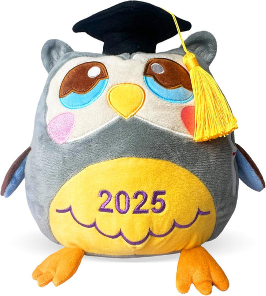 Peluche de graduación 2025, búho de graduación de 10.2 pulgadas