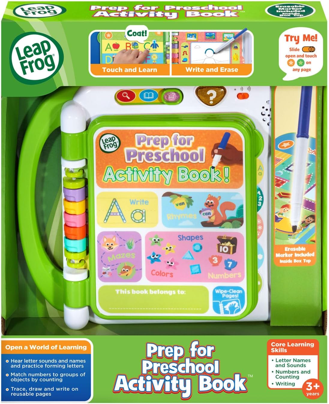 LeapFrog Violet and Friends - Libro de actividades preescolar