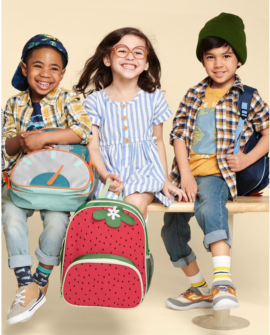 Skip Hop Sparks Mochila para niños pequeños, fresa 12"Pulgadas 