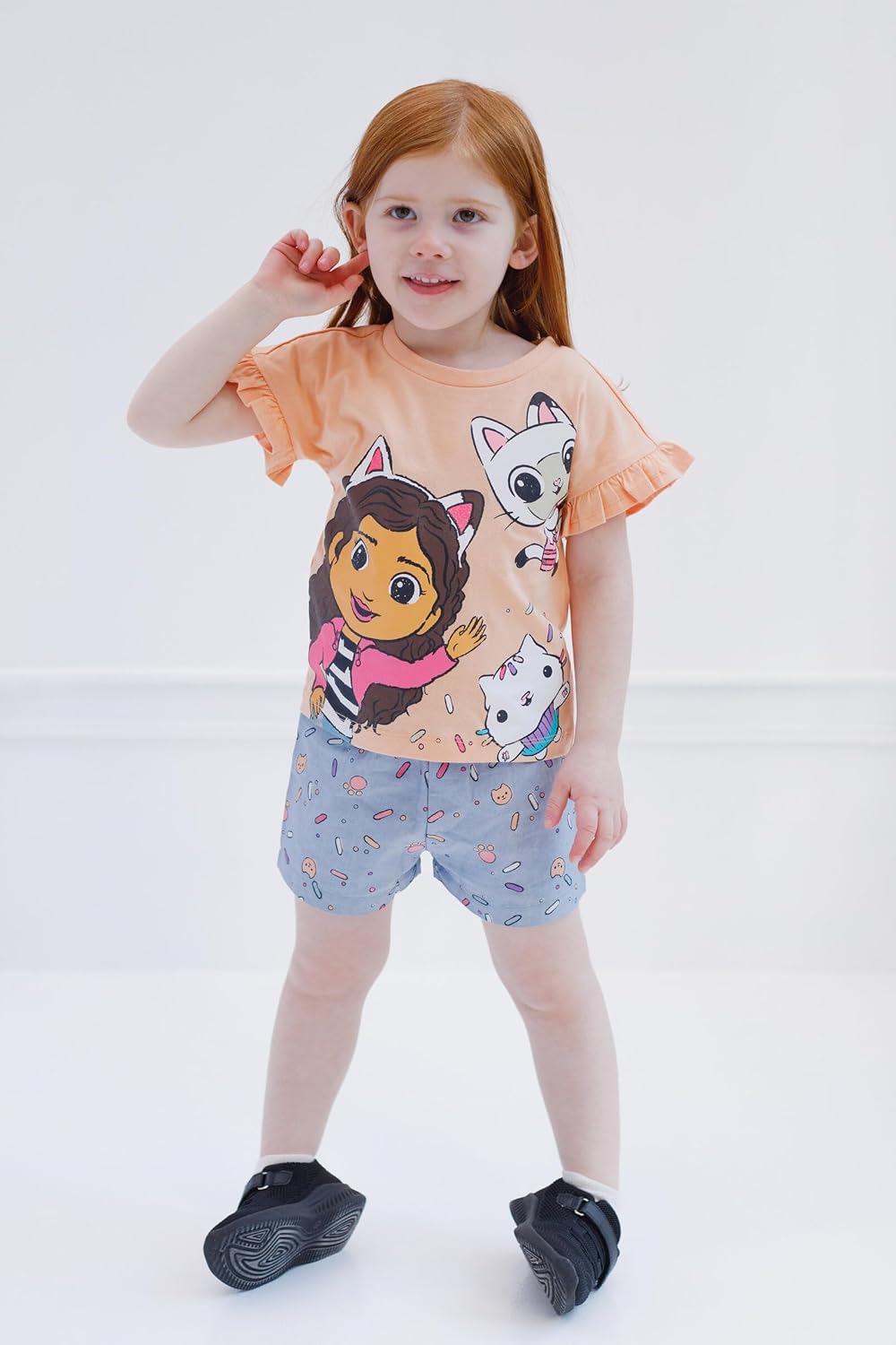 GABBY'S DOLLHOUSE  - Conjunto de camiseta y pantalones cortos