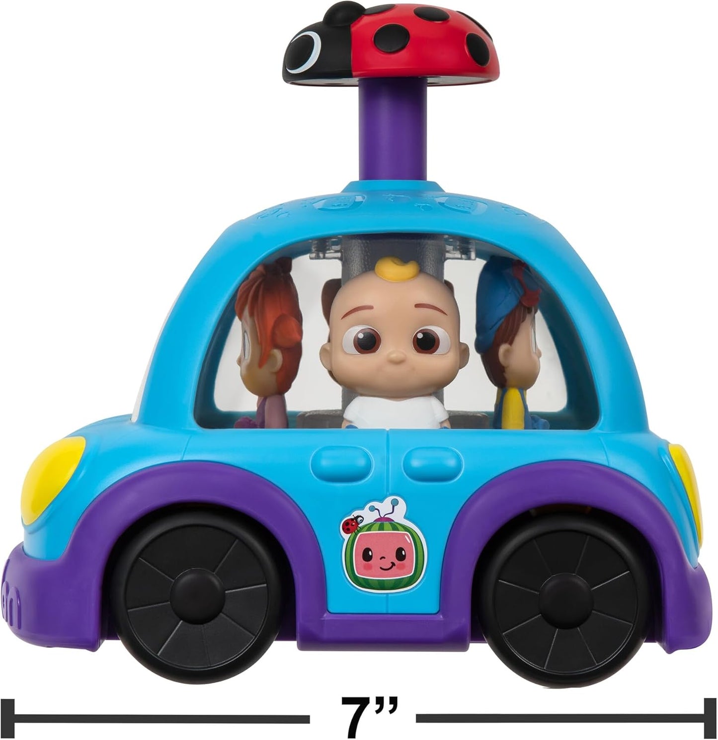 CoComelon Push 'N Sing - Coche familiar interactivo musical iluminado