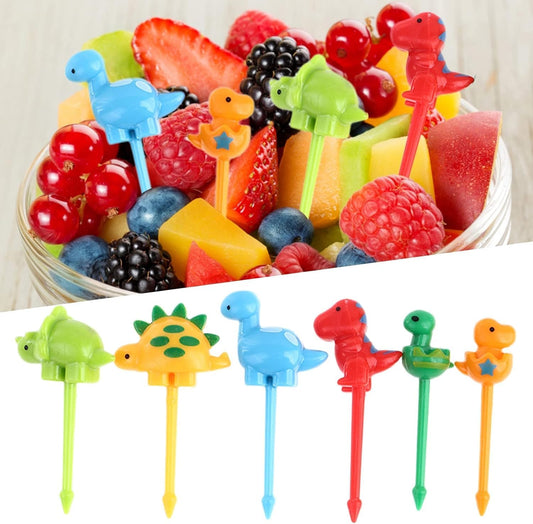 palillos de alimentos de animales de color 6 piezas