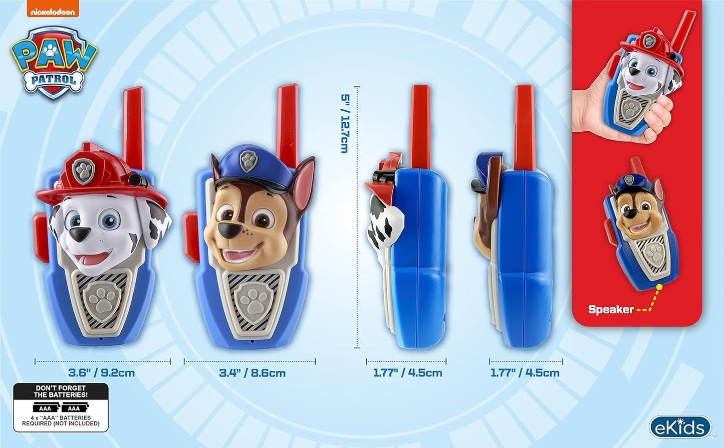 Walkie Talkies New Paw Patrol 