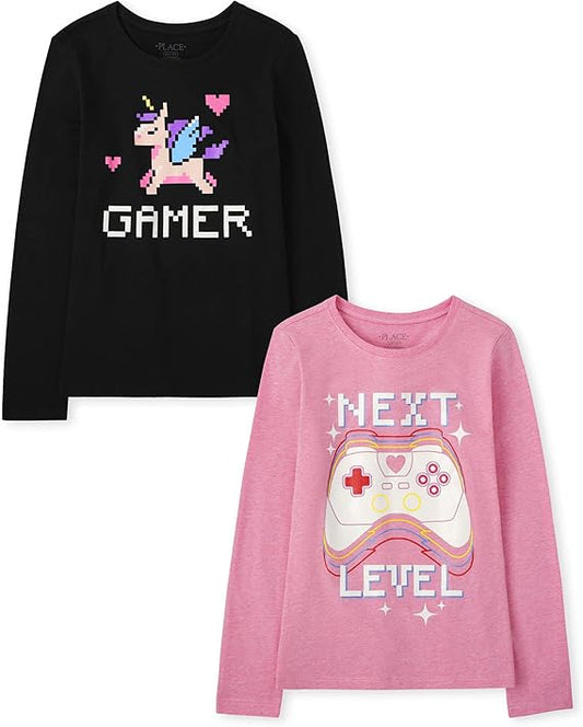 The Children's Place Camisetas estampadas de manga larga