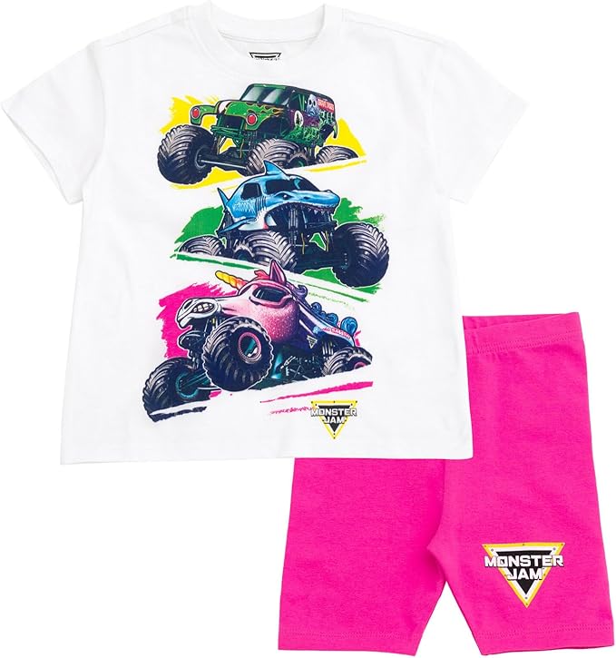 Monster Jam Conjunto de camiseta y pantalones cortos