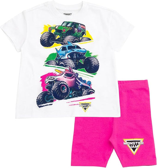 Monster Jam Conjunto de camiseta y pantalones cortos
