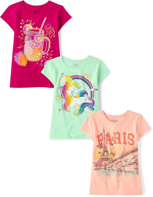 The Children's Place Camisetas gráficas de manga corta