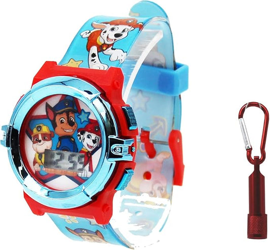Paw Patrol - Juego de reloj LCD y linterna