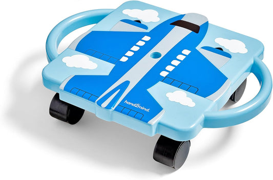 hand2mind - Patinete verde para interiores con asas