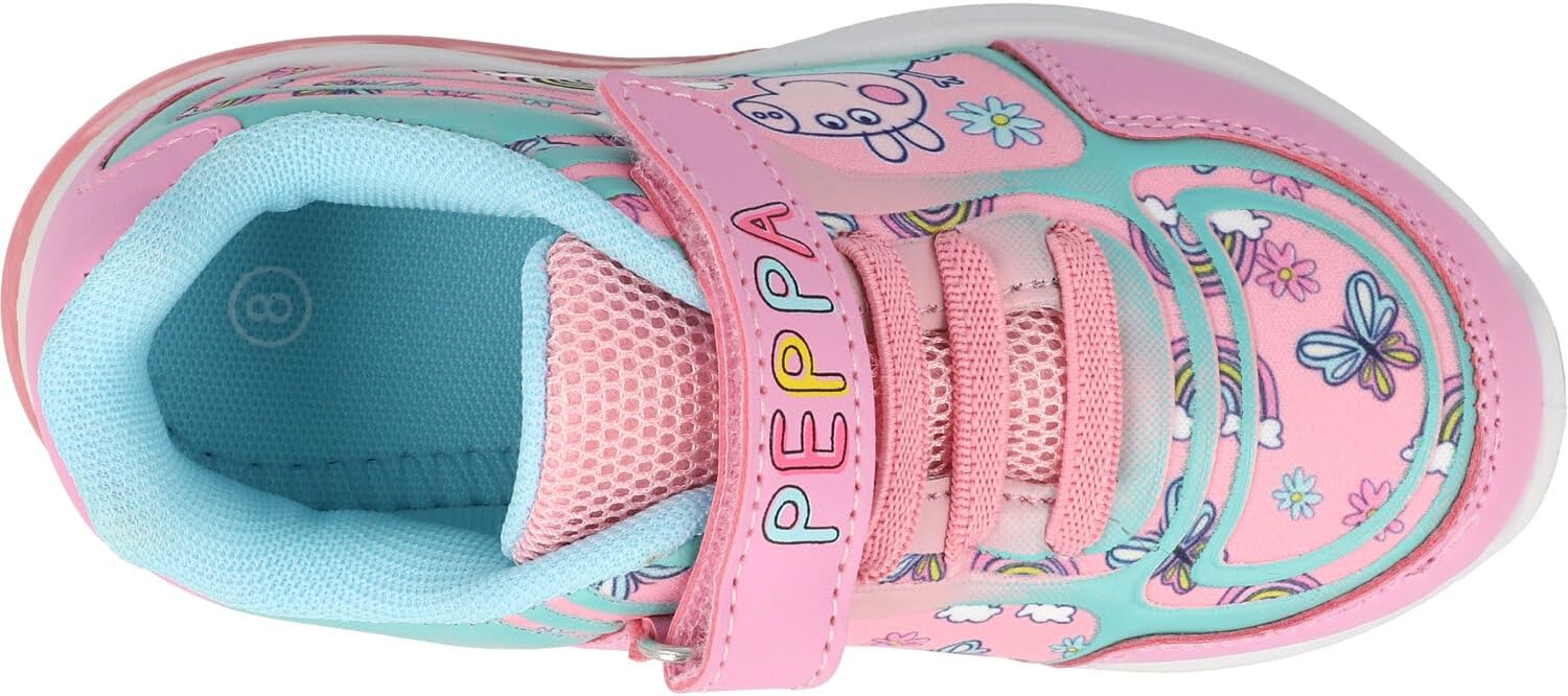 Peppa Pig Emboss Pink - Zapatillas iluminadas