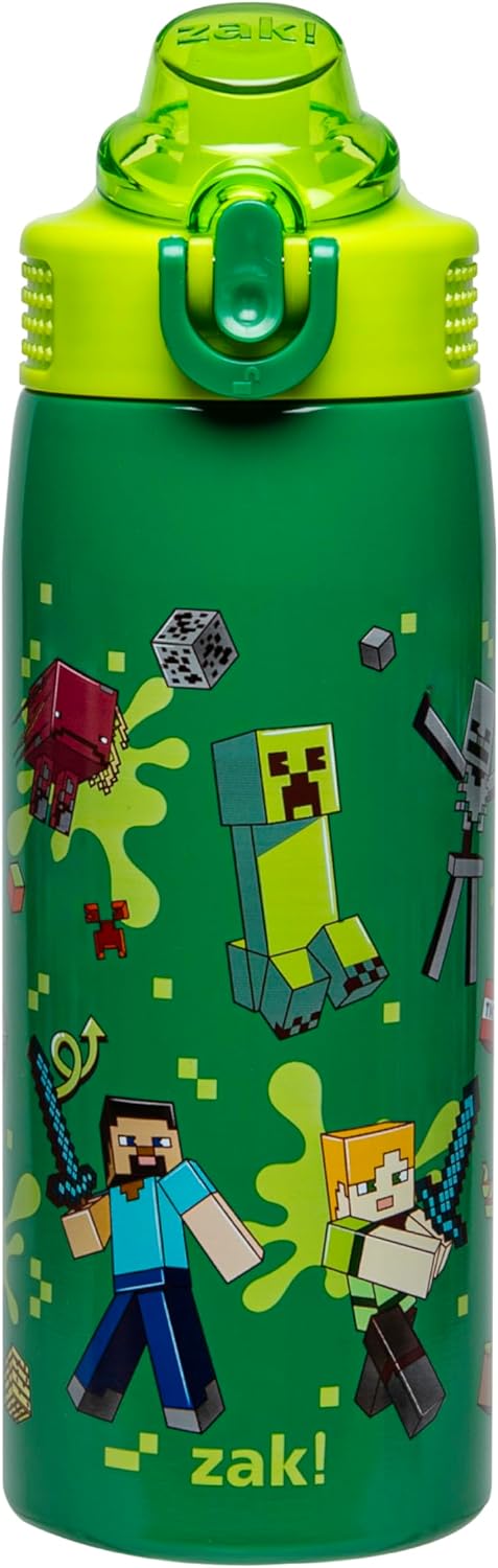 Zak Designs botella de agua de acero inoxidable de 19 onzas
