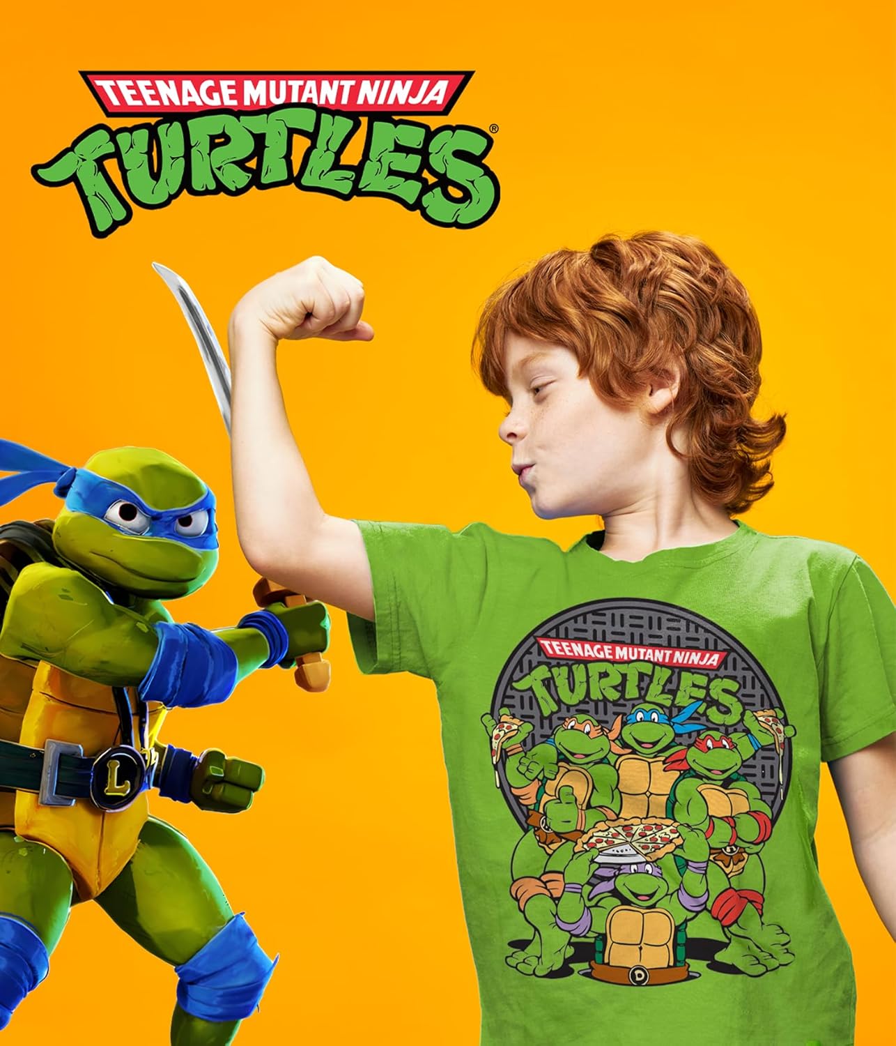 Camiseta de las Tortugas Ninja (conjuntos)