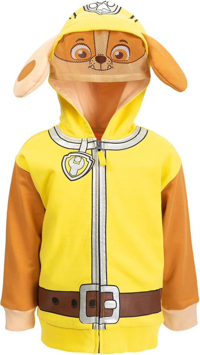 Paw Patrol Sudadera con capucha de forro polar con cremallera