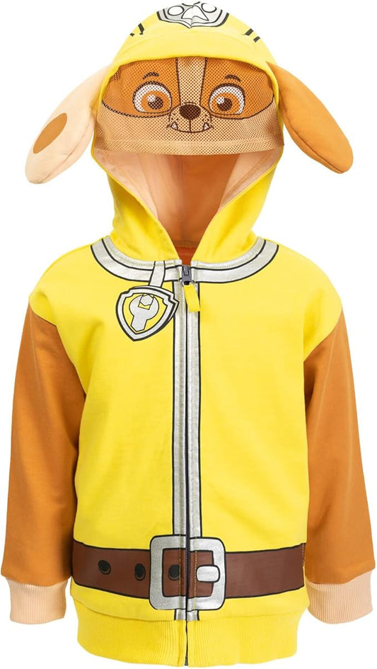 Paw Patrol Sudadera con capucha de forro polar con cremallera
