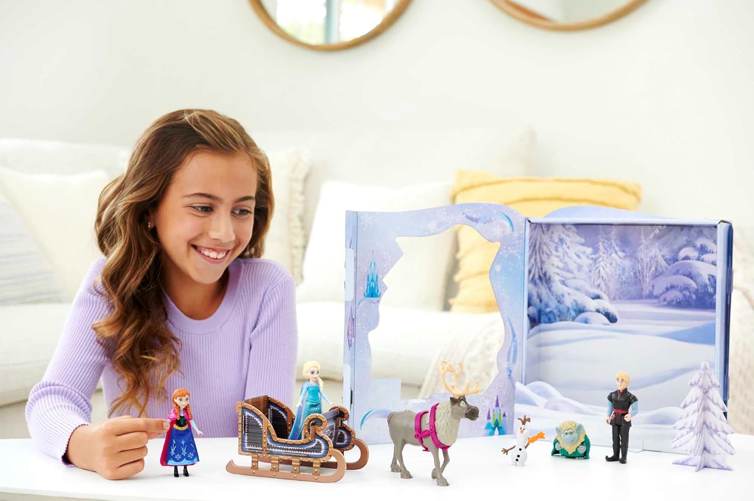 Mattel Disney Frozen Toy Set con 6 personajes