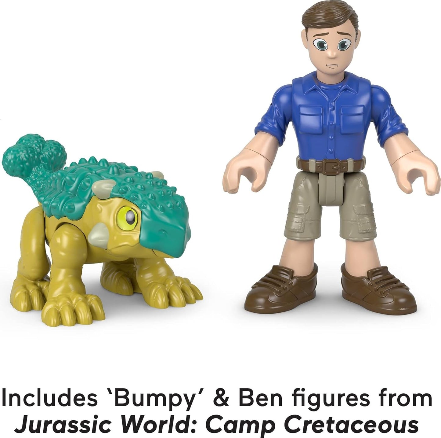 Fisher-Price Imaginext Jurassic World - Juego de figuras de dinosaurios fugitivos 