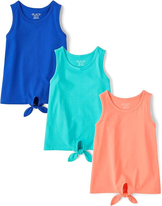 The Children's Place Camiseta sin mangas con lazo