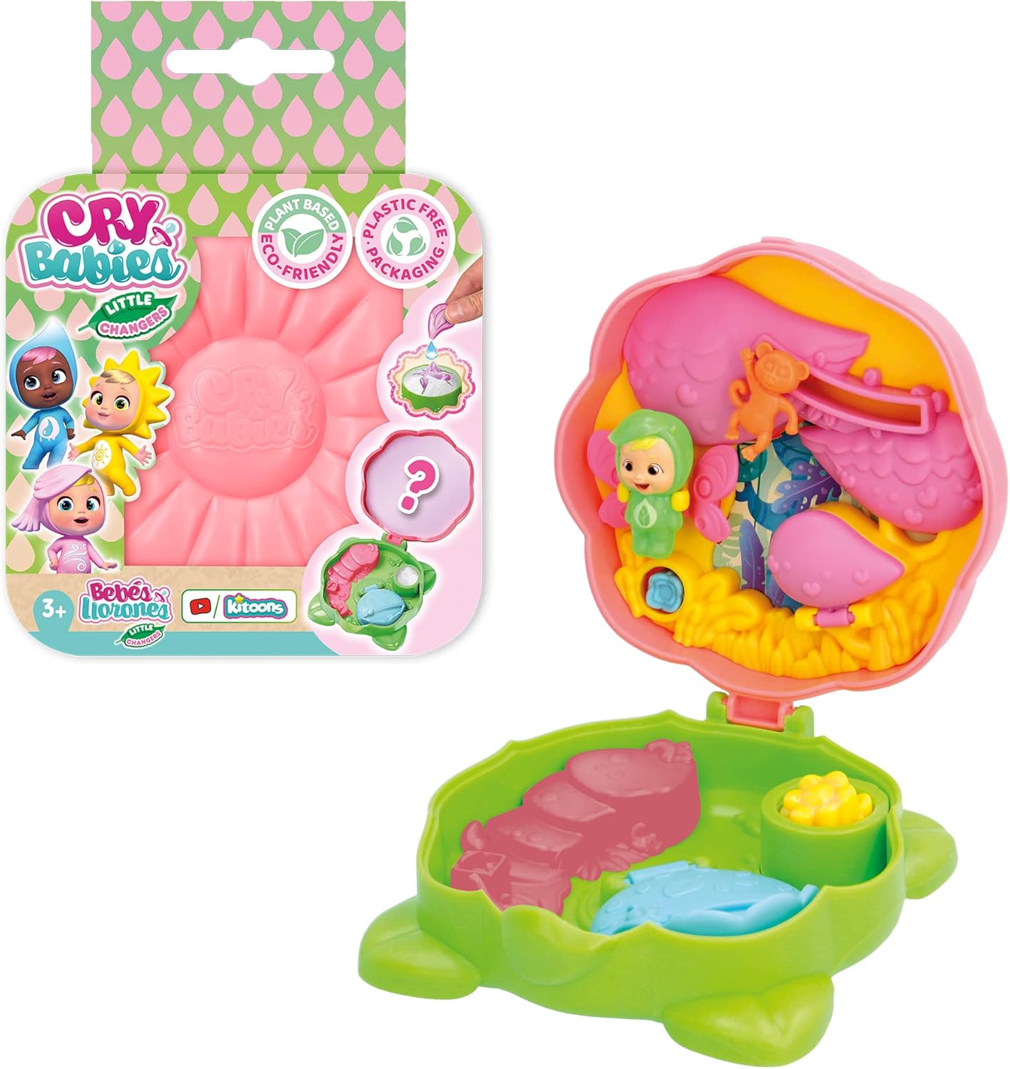 Cry Babies Little Changers - Juego compacto de flores ecológicas en miniatura (los estilos pueden variar)
