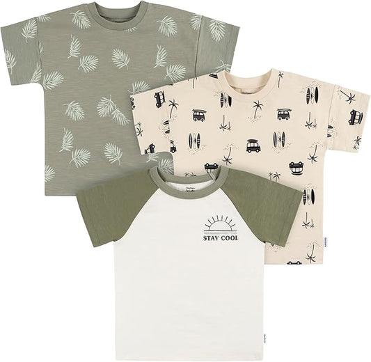 Gerber Paquete de 3 camisetas de manga corta