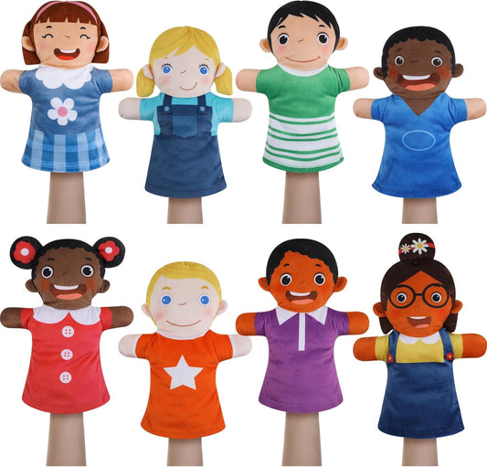 8 títeres de mano para niños