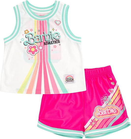 Barbie Conjunto deportivo de camiseta sin mangas y pantalones cortos