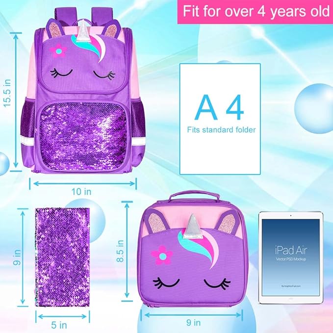 Set de Mochila de 3 piezas 15 pulgadas