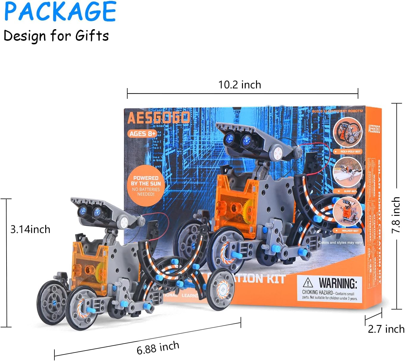 STEM Kit de robot solar de creación 12 en 1