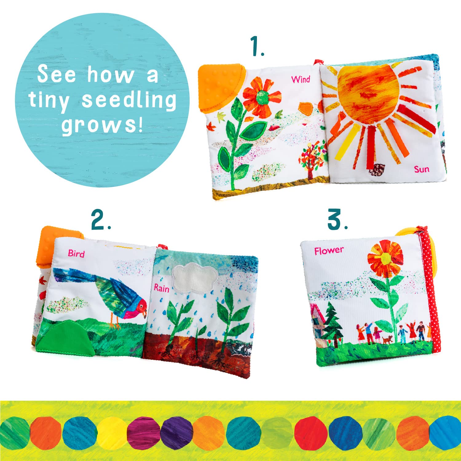 Hungry Caterpillar Tiny Seed - Libro suave con clip