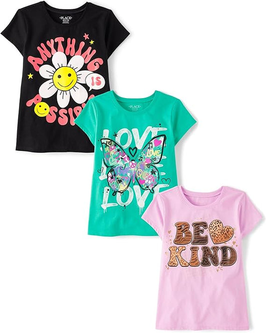 The Children's Place Camisetas gráficas de manga corta