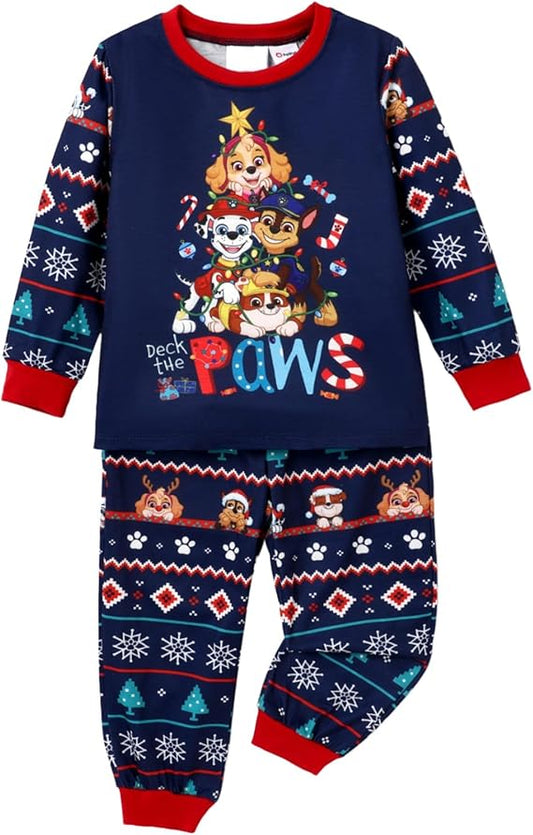 Paw Patrol Conjunto de pijamas de Navidad