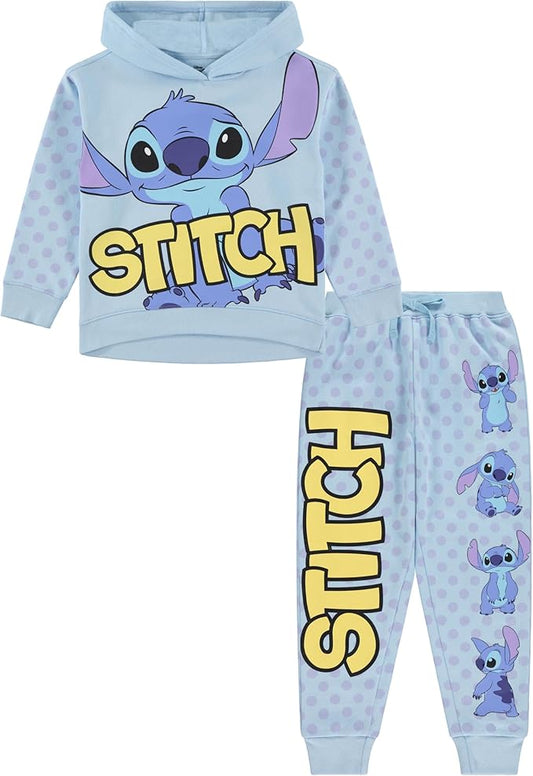 Disney Stitch -Conjunto de sudadera y pantalón deportivo de forro polar