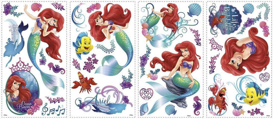 Ariel, La Sirenita  Calcomanías de pared para despegar y pegar