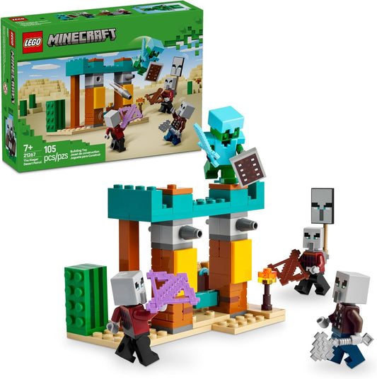 LEGO Minecraft The Illager Desert Patrol Figuras de juguete y juego