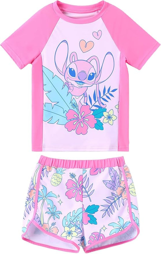 Disney Stitch Traje de baño de dos piezas con protección UPF 50+