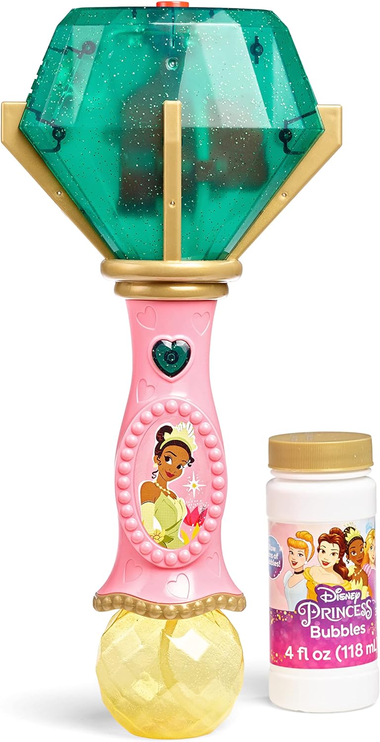 Cocomelon Light and Sound Musical Bubble Wand, Includes Bubble Solution