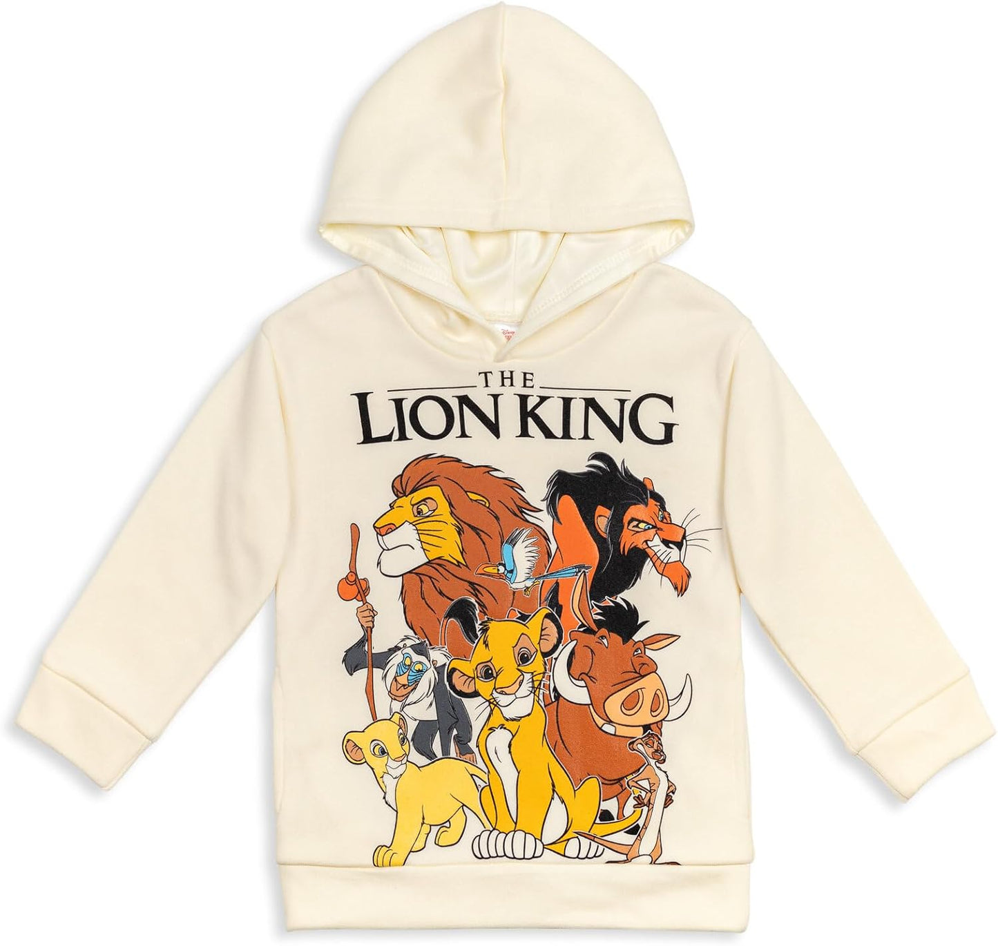 Disney Conjunto de sudadera con capucha y pantalones de forro polar del Rey León