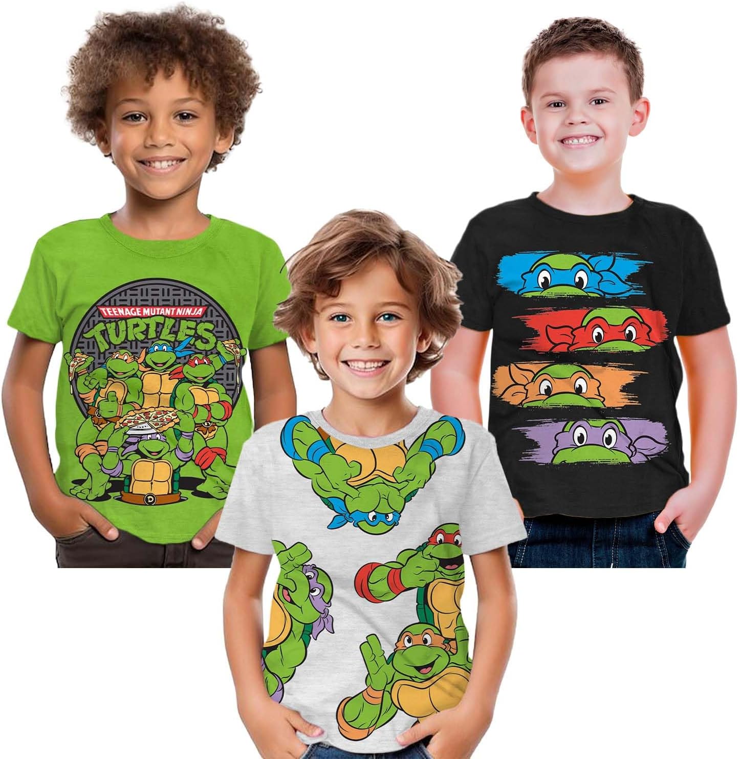 Camiseta de las Tortugas Ninja (conjuntos)