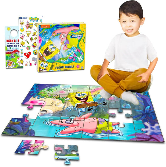 Juego de rompecabezas de suelo de Bob Esponja