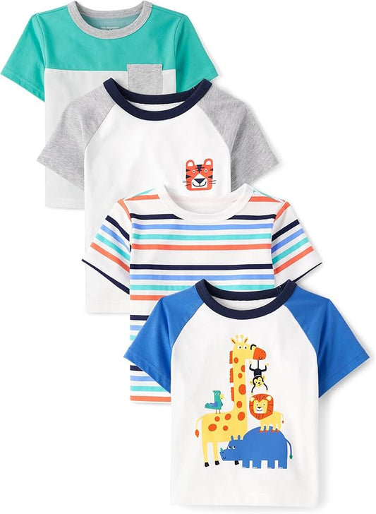 The Children's Place Camisetas de manga corta con cuello redondo