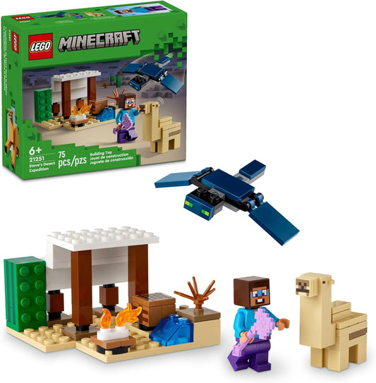 LEGO Minecraft Steve's Desert Expedition - Juguete de construcción