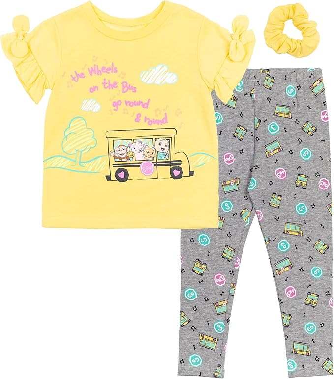CoComelon JJ - Conjunto de camiseta de manga corta