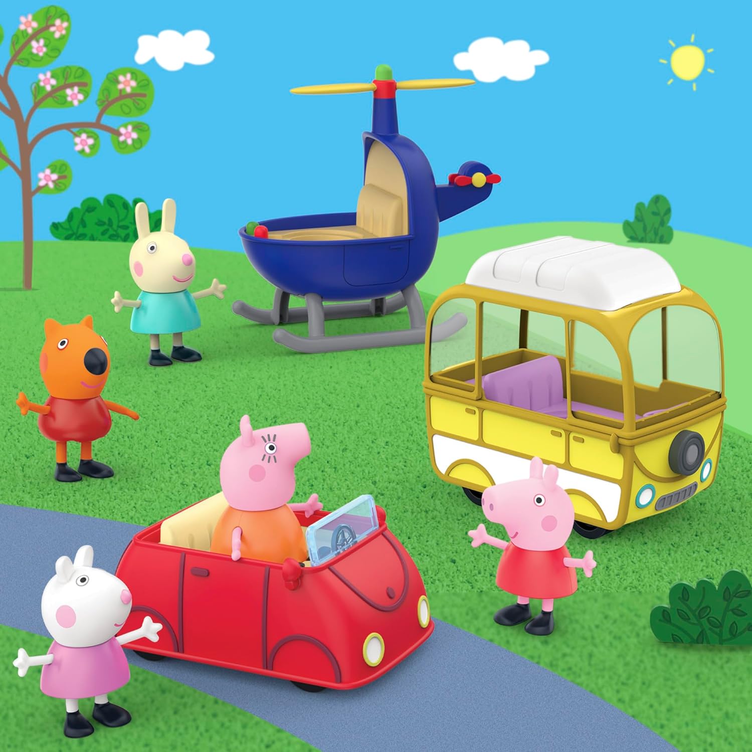 Peppa Pig Set de minivehículos