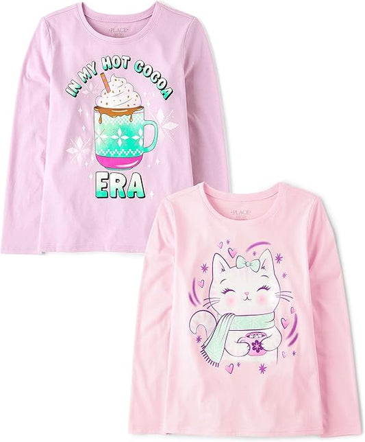 The Children's Place Camisetas estampadas de manga larga